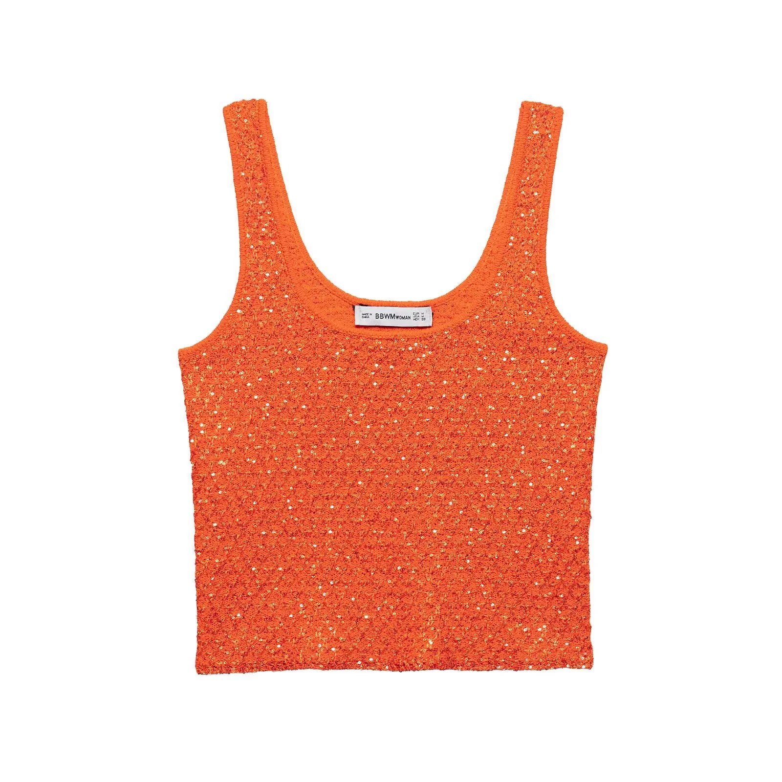 Pearl Detail Knit Vest Top