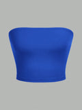 Strapless Bandeau Crop Top