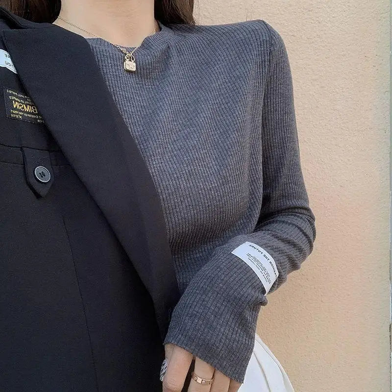 Beige Aesthetic Pullover Tee