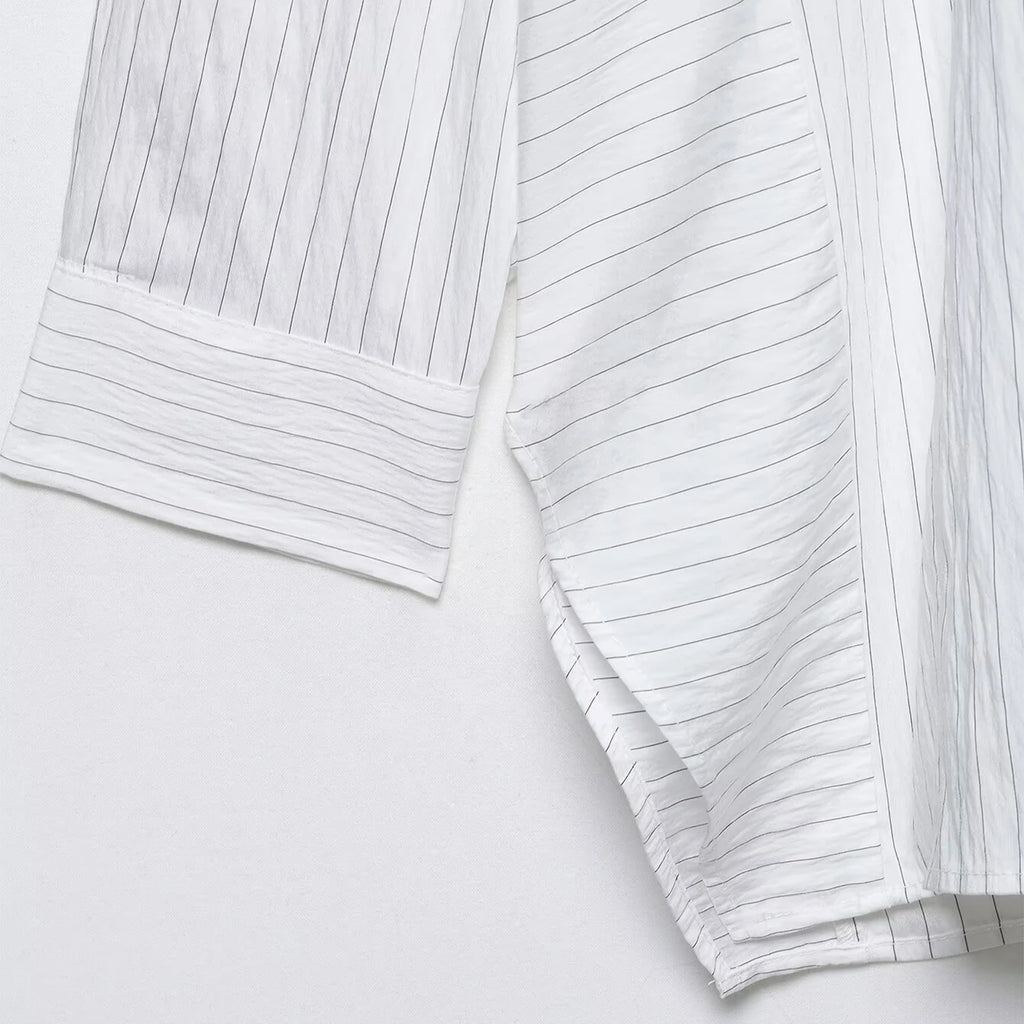 Vertical Stripe Long Sleeve Shirt