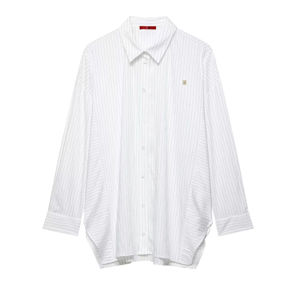 Vertical Stripe Long Sleeve Shirt