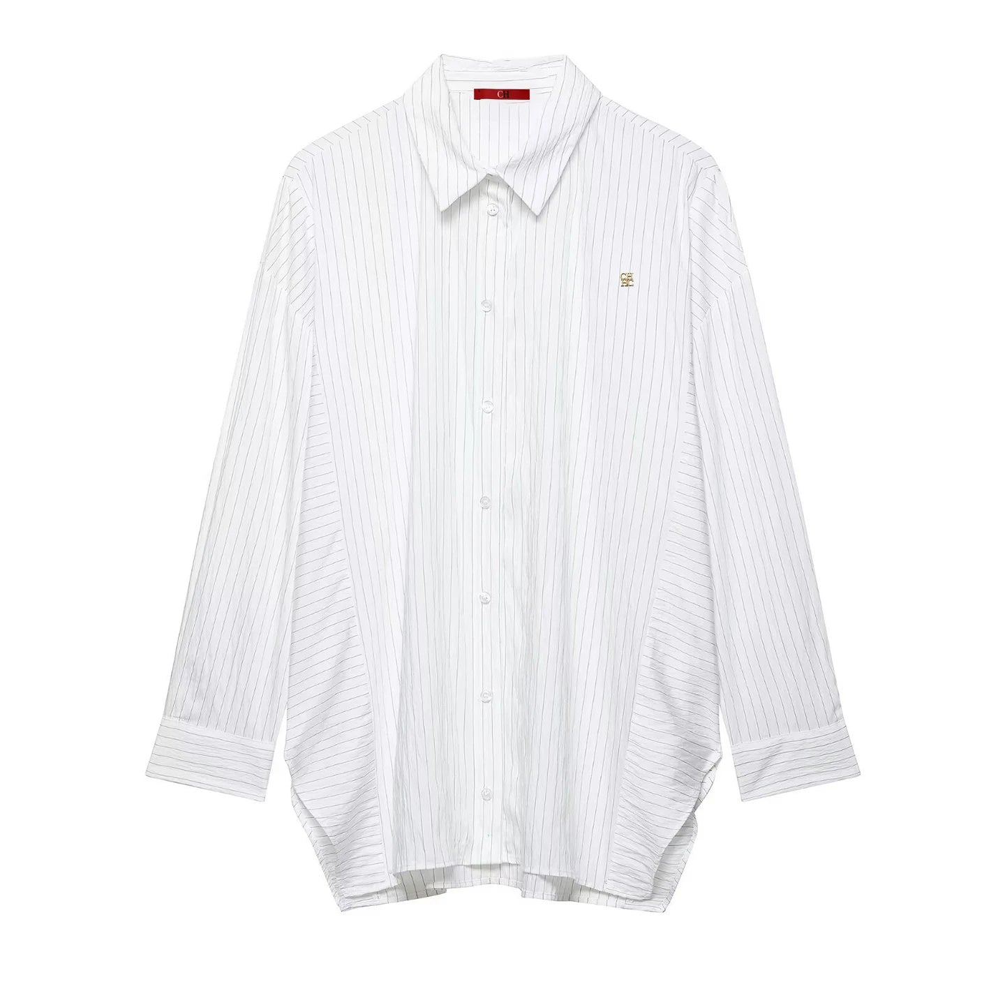 Vertical Stripe Long Sleeve Shirt