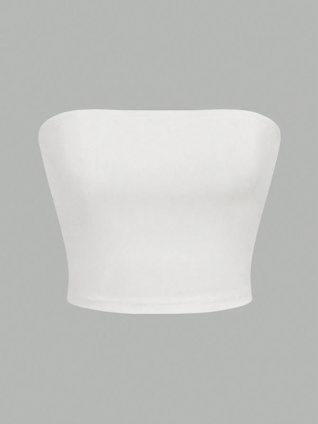 Strapless Bandeau Crop Top