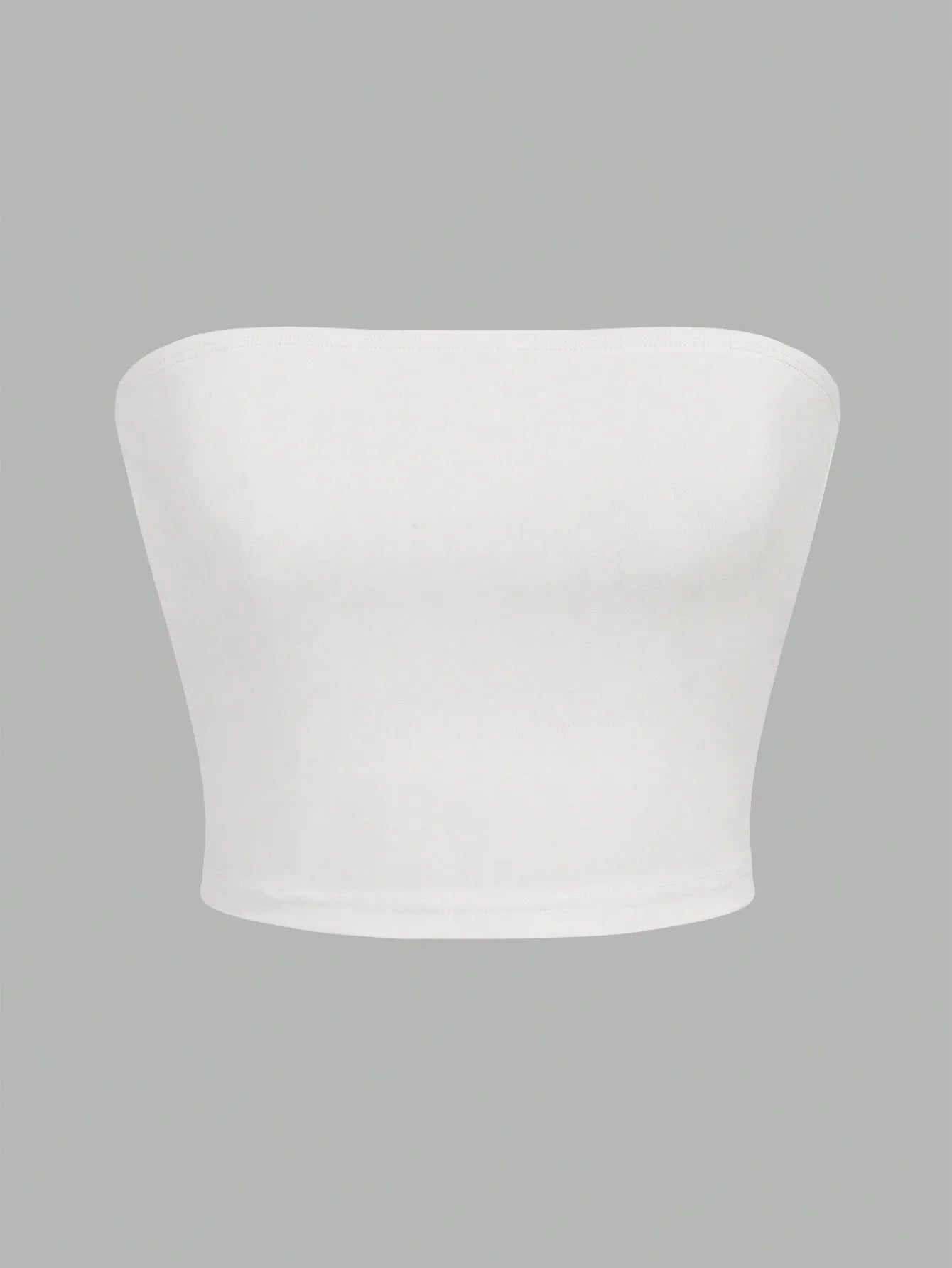 Strapless Bandeau Crop Top