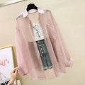 Sheer Chiffon Cardigan Cover-Up