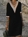 Ethnic Style Cotton Linen Maxi Dress