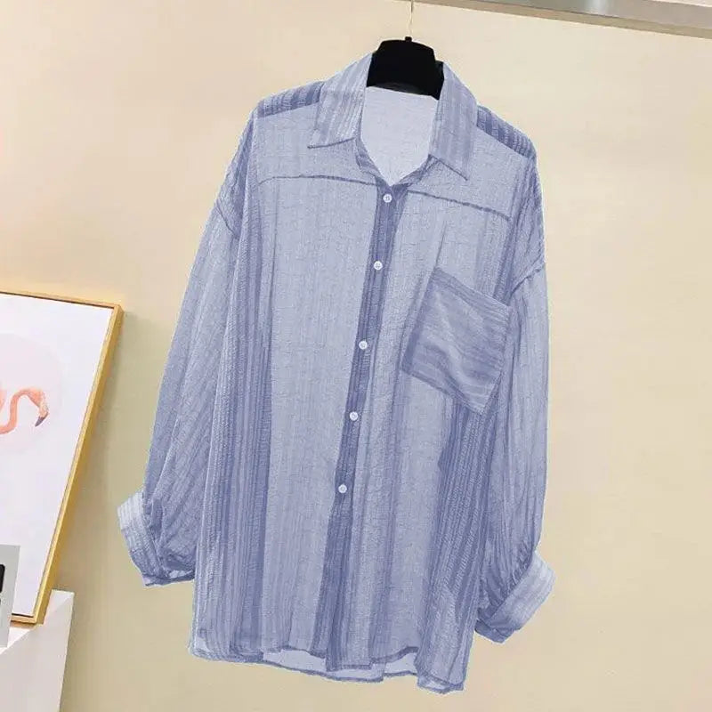 Sheer Chiffon Cardigan Cover-Up