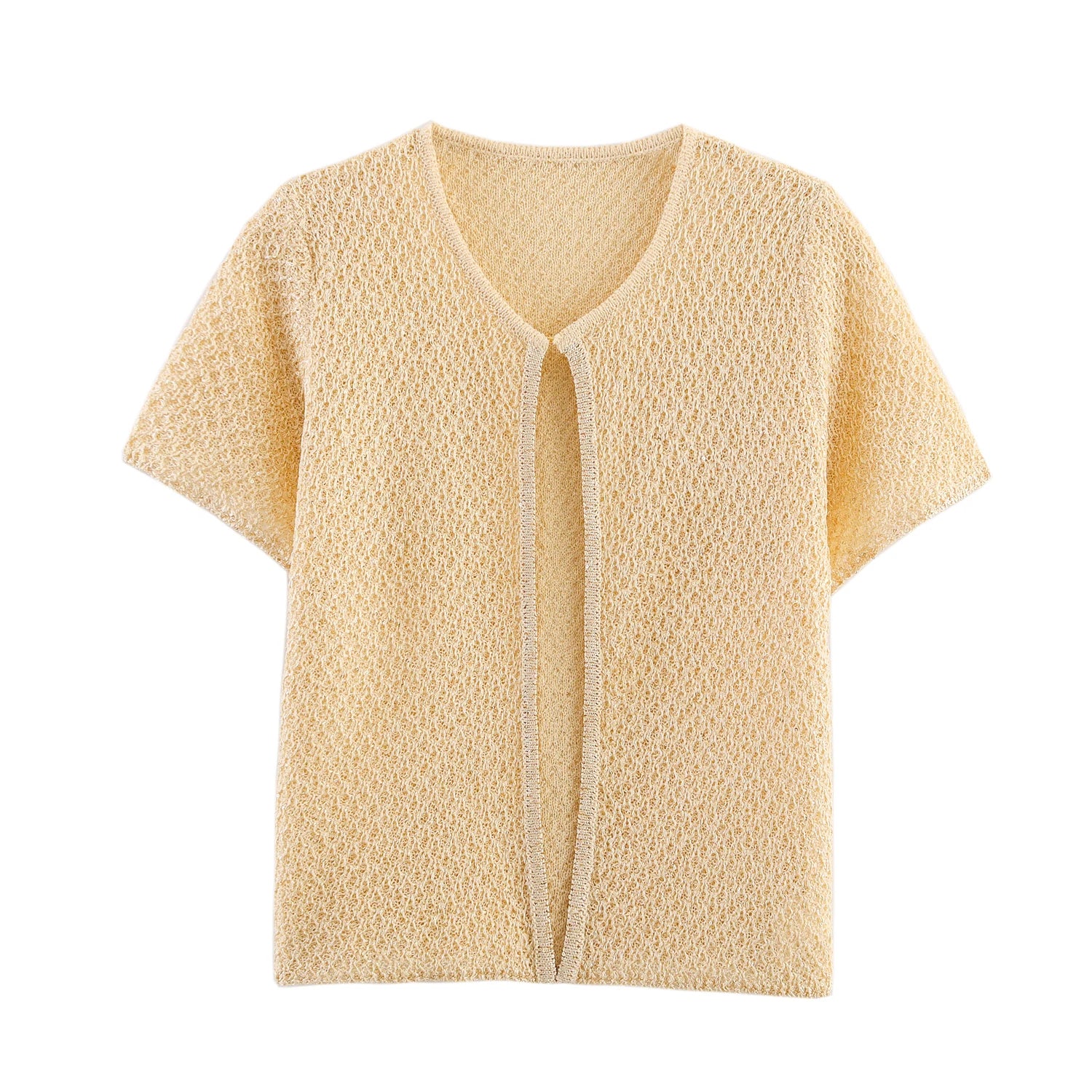Pearl Detail Knit Vest Top