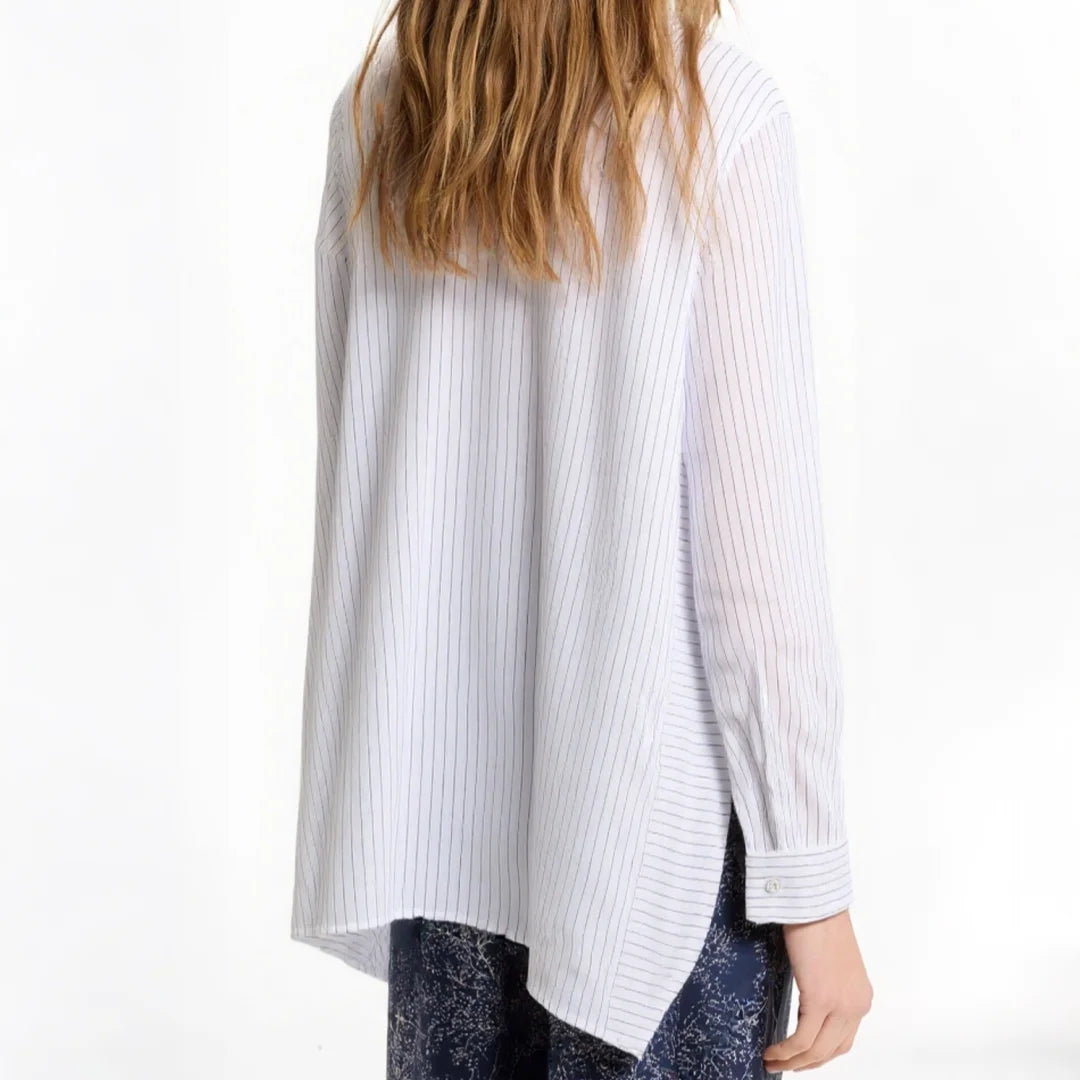 Vertical Stripe Long Sleeve Shirt